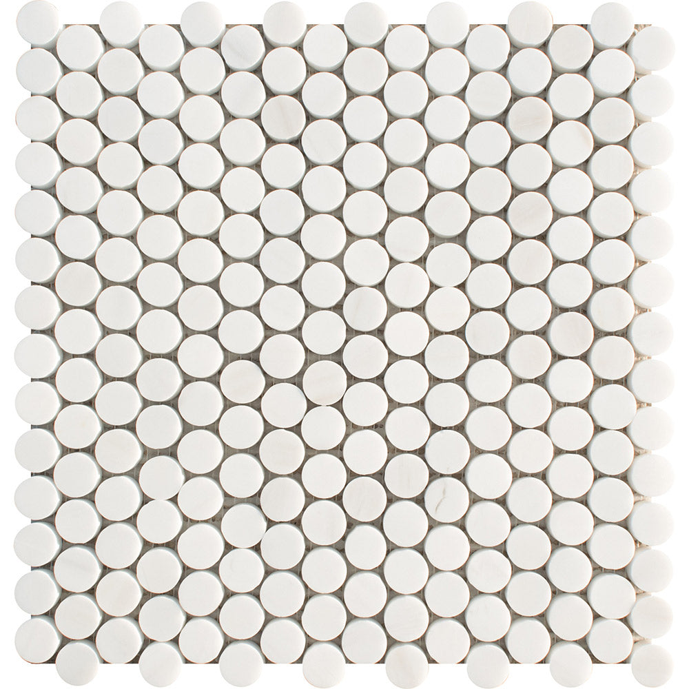 PAS 26-1 Dolomite Honed Marble Waterjet Mosaic