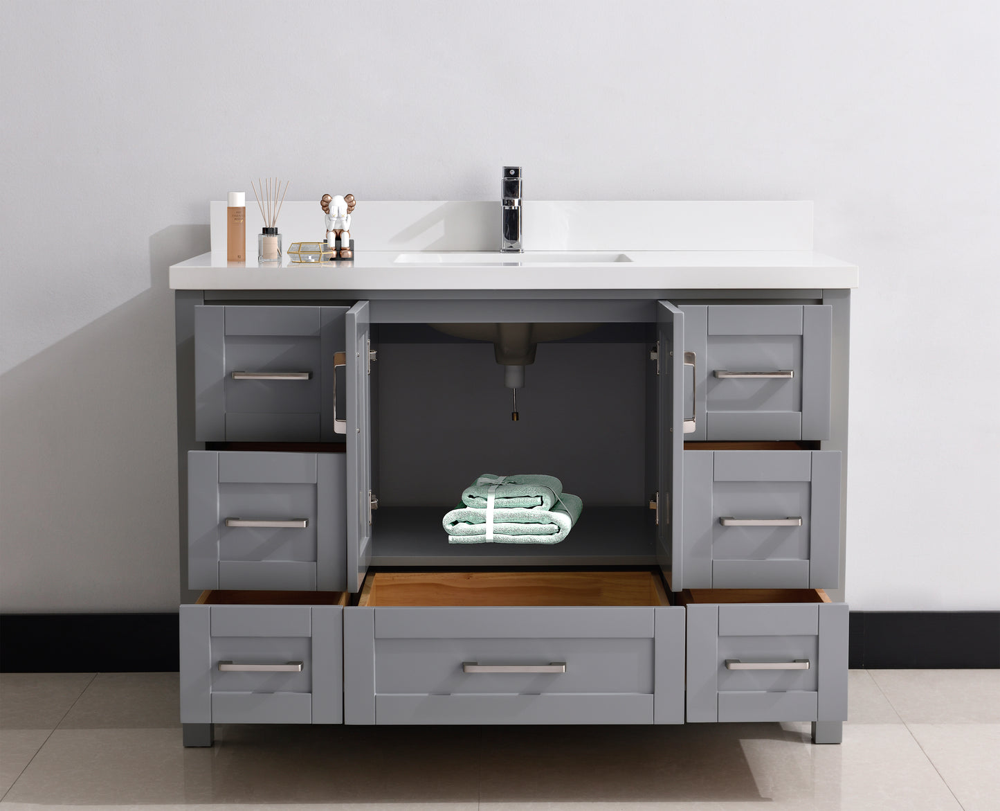 Serenity 48" Solid Wood Classic Bathroom Vanity