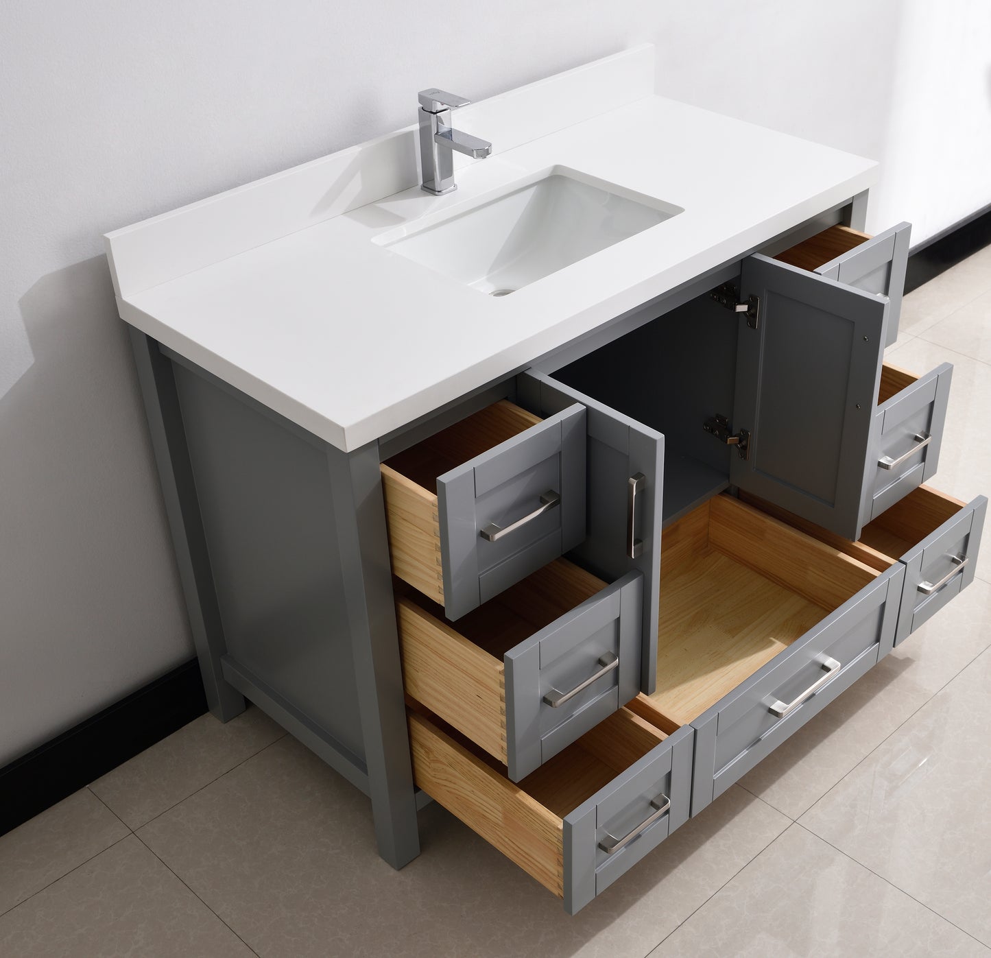 Serenity 48" Solid Wood Classic Bathroom Vanity