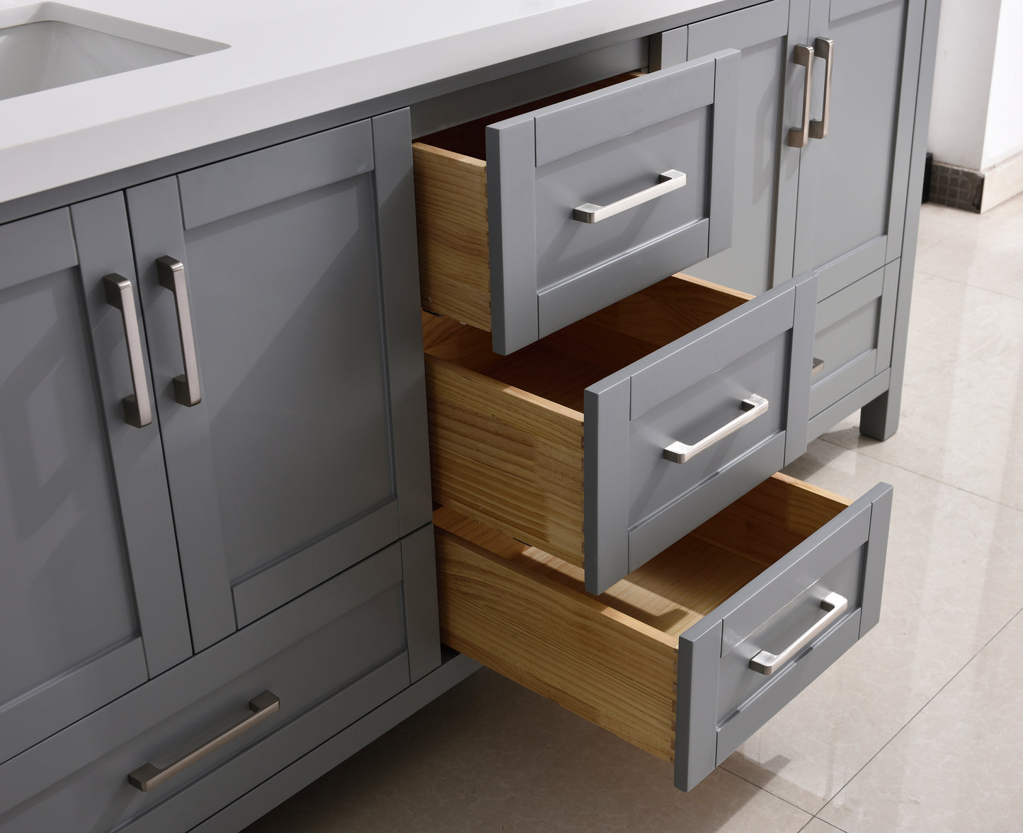 Serenity 72" Solid Wood Classic Bathroom Vanity