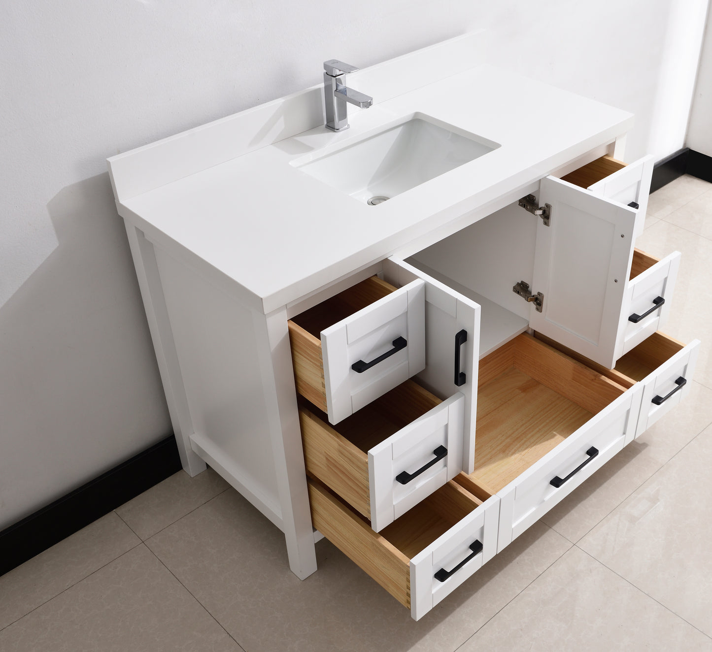 Serenity 48" Solid Wood Classic Bathroom Vanity