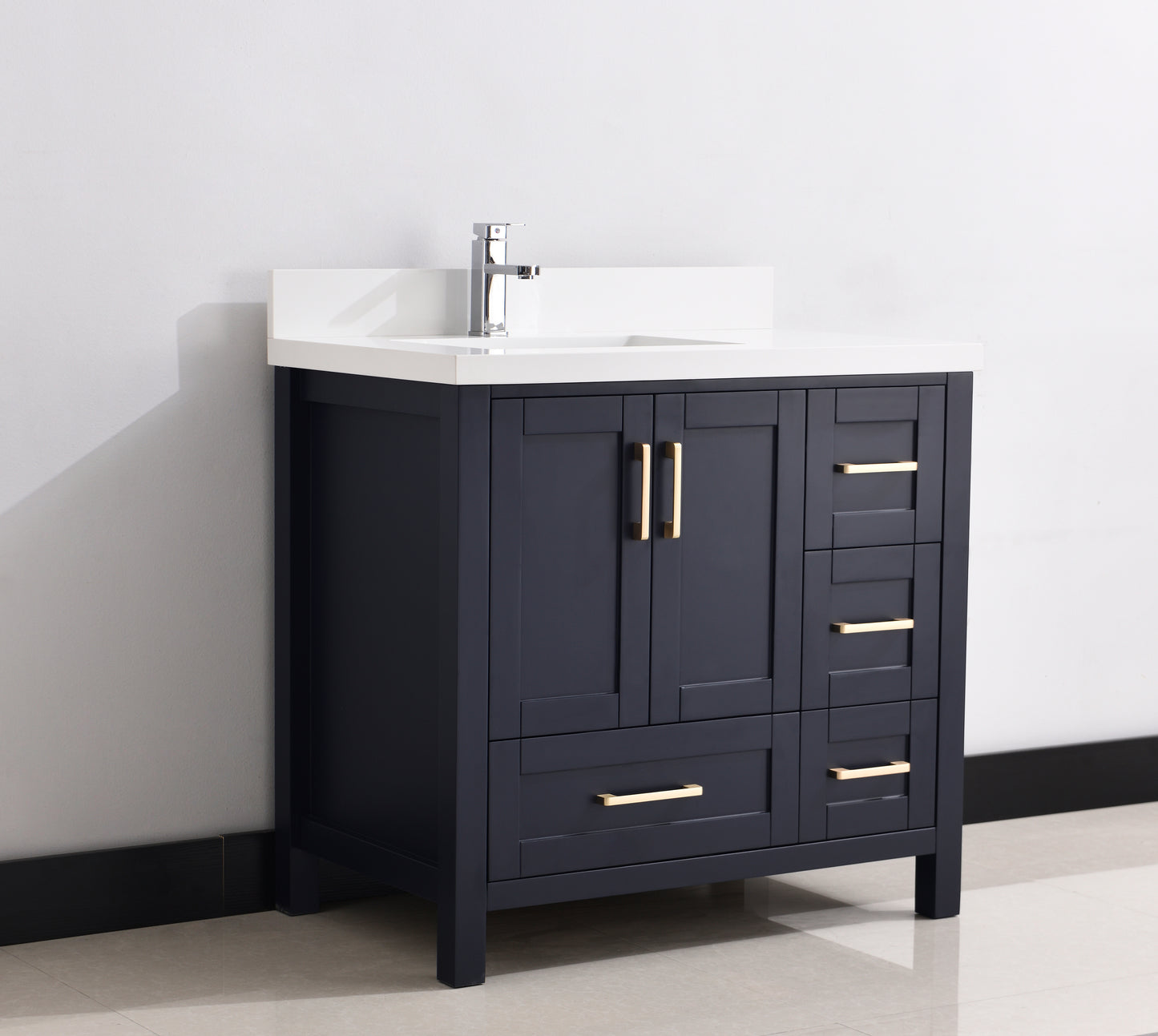 Serenity 36" Solid Wood Classic Bathroom Vanity