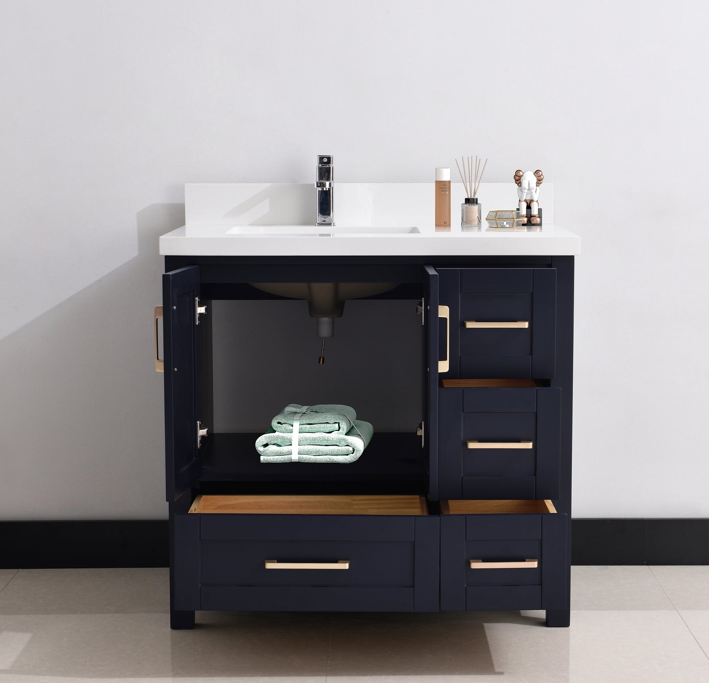 Serenity 36" Solid Wood Classic Bathroom Vanity