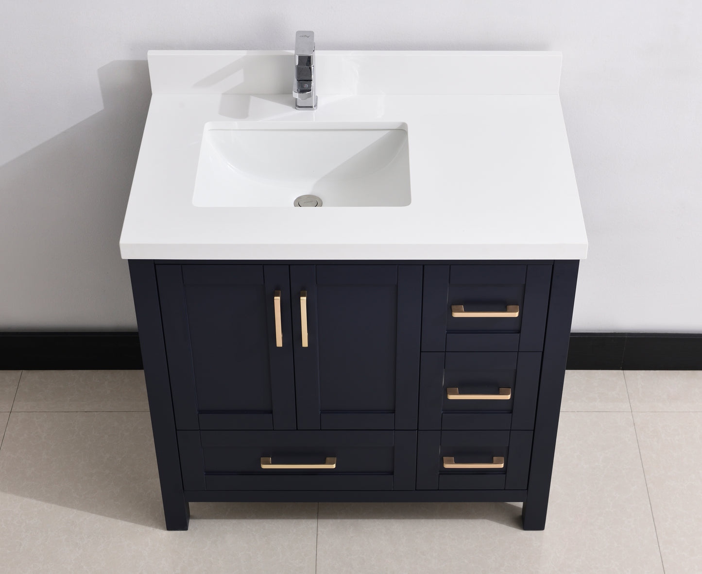 Serenity 36" Solid Wood Classic Bathroom Vanity