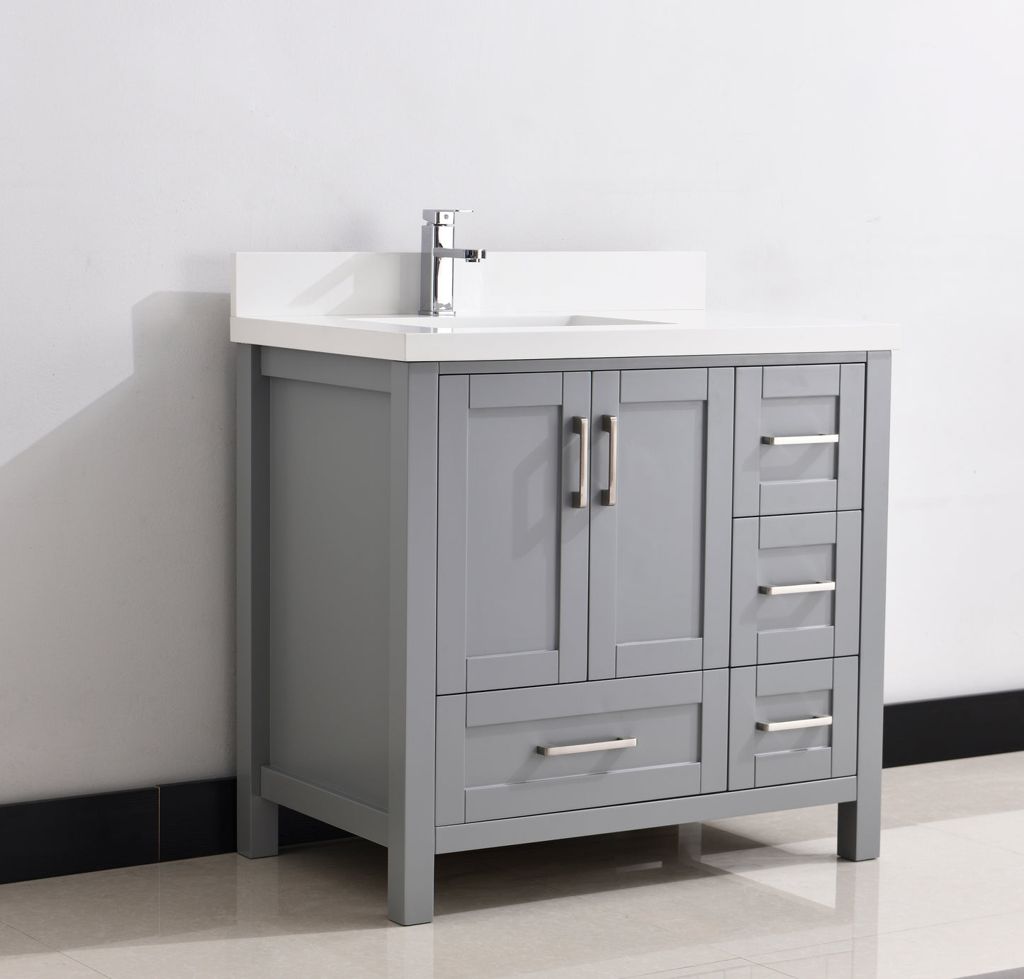 Serenity 36" Solid Wood Classic Bathroom Vanity