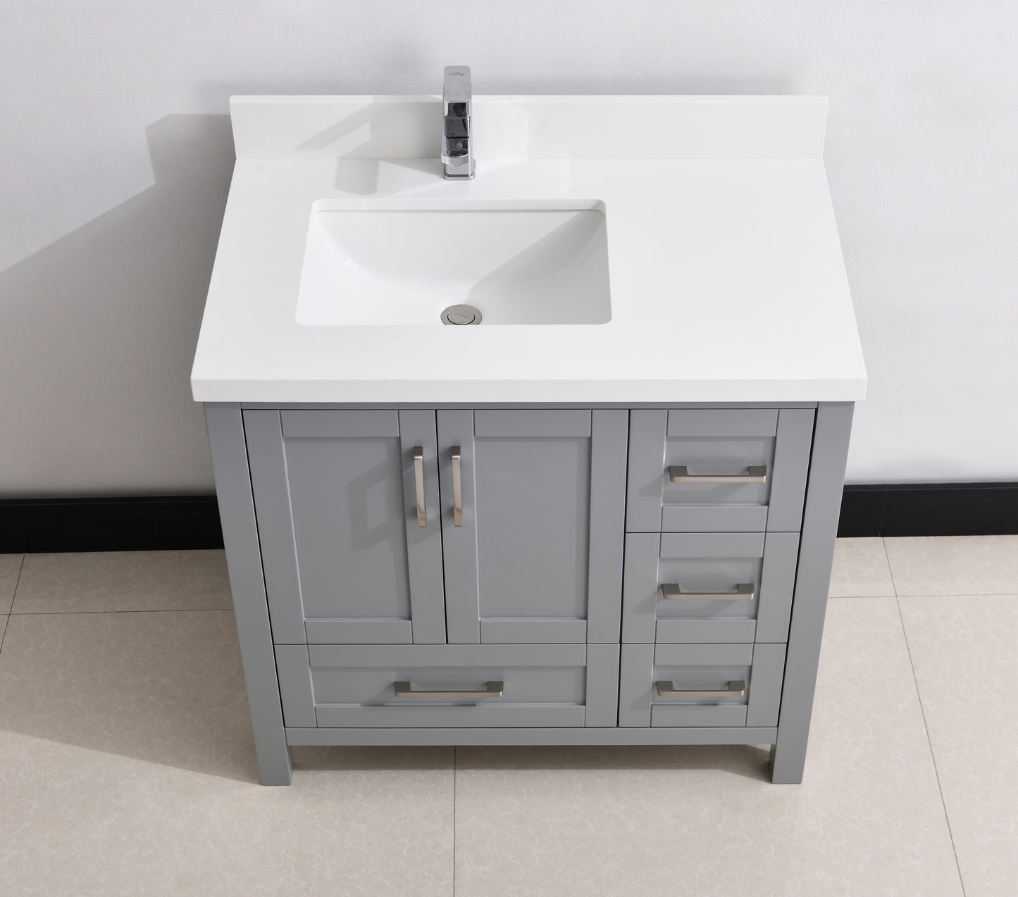 Serenity 36" Solid Wood Classic Bathroom Vanity