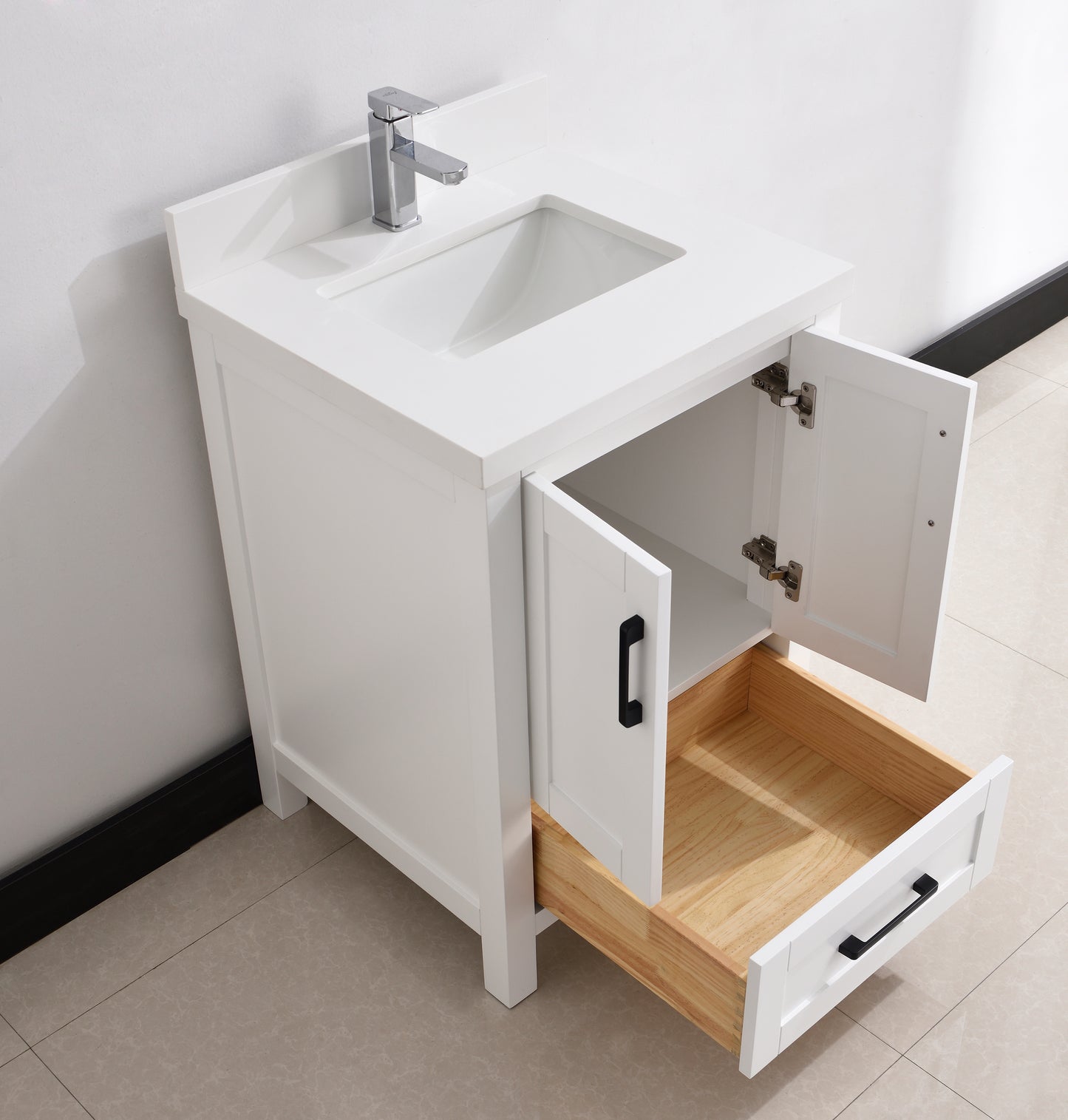 Serenity 24" Solid Wood Classic Bathroom Vanity