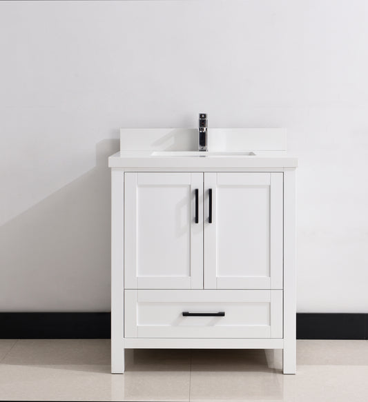 Serenity 30" Solid Wood Classic Bathroom Vanity