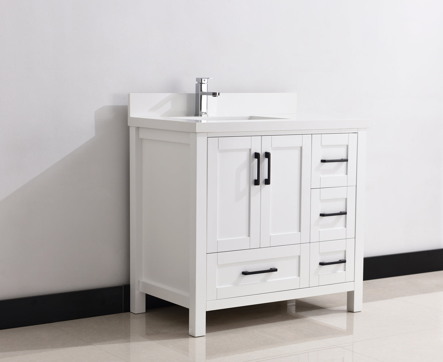 Serenity 36" Solid Wood Classic Bathroom Vanity