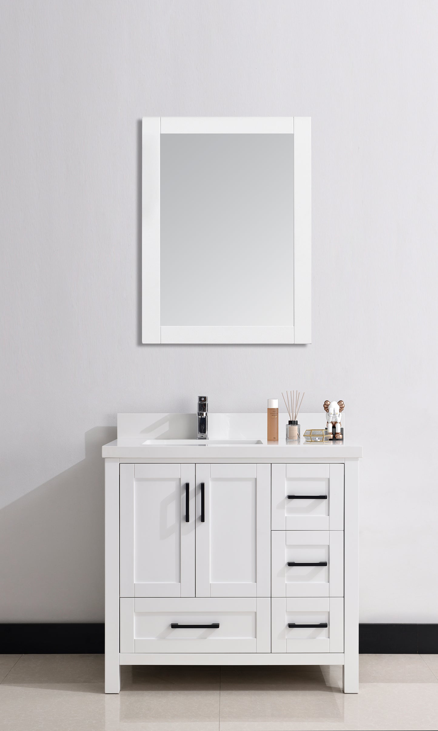 Serenity 36" Solid Wood Classic Bathroom Vanity