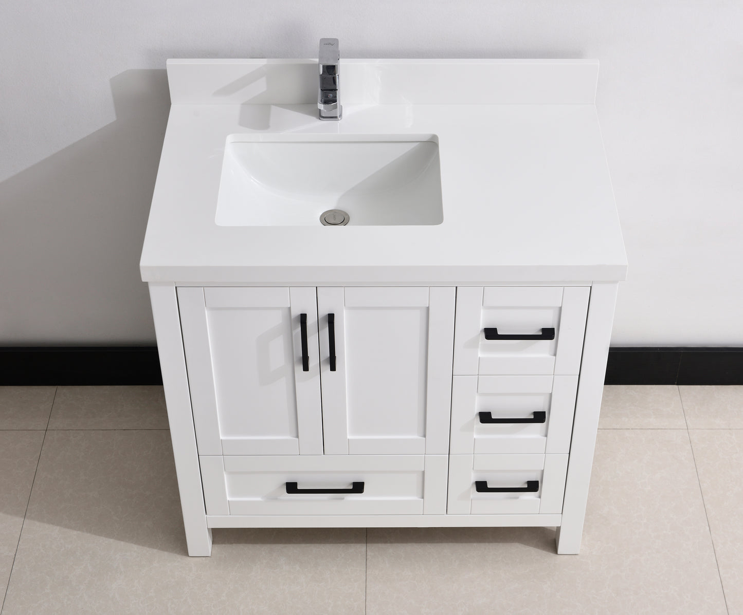 Serenity 36" Solid Wood Classic Bathroom Vanity